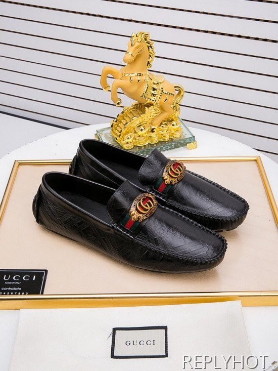 Gucci 2020 Mens Leather Loafer