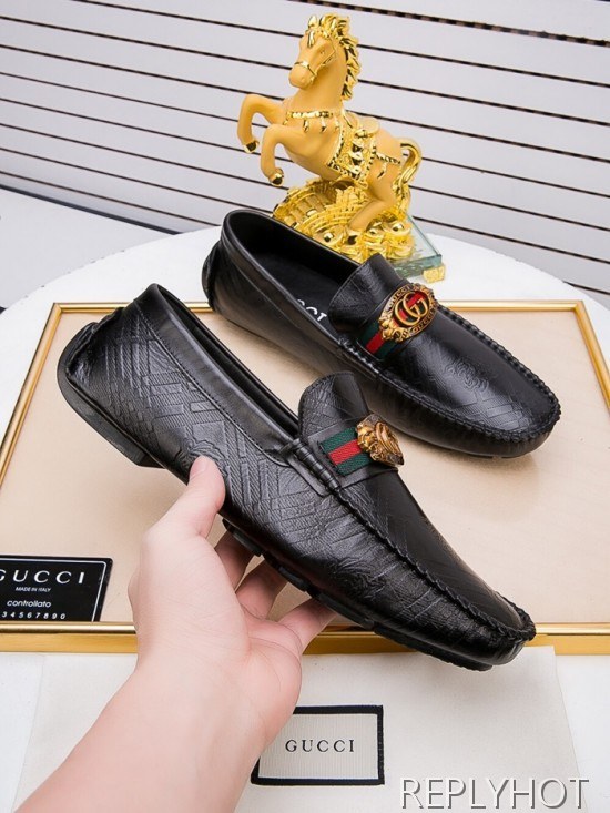 Gucci 2020 Mens Leather Loafer