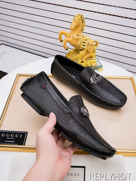 Gucci 2020 Mens Leather Loafer