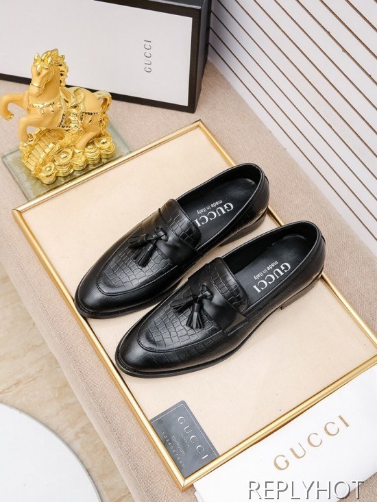Gucci 2020 Mens Leather Loafer