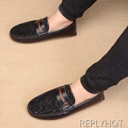 Gucci 2020 Mens Leather Loafer