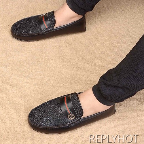 Gucci 2020 Mens Leather Loafer