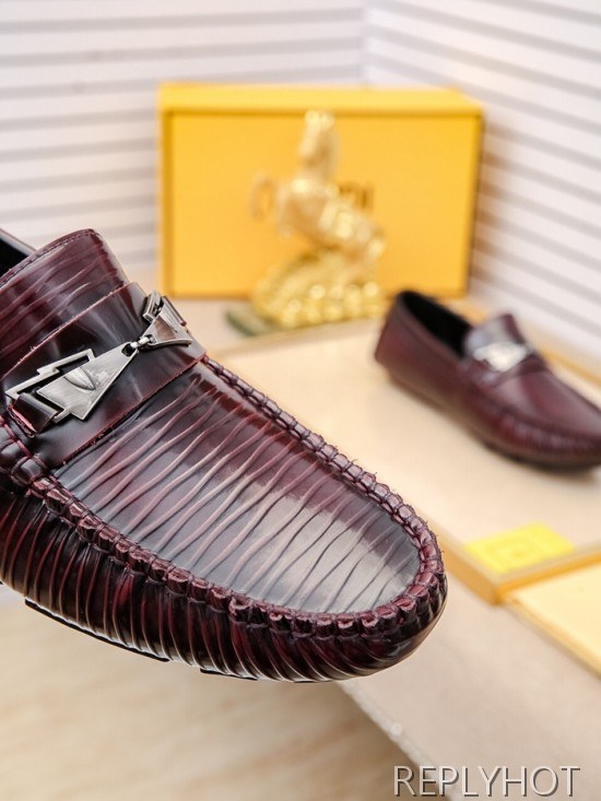 Fendi 2020 Mens Leather Loafer