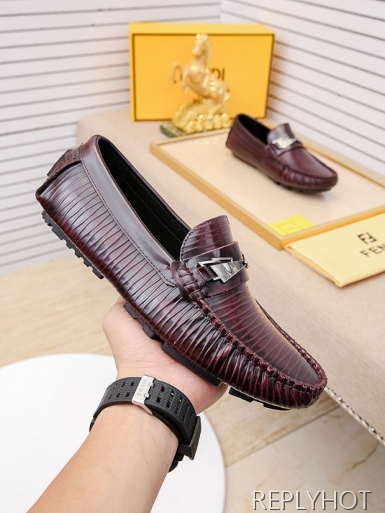 Fendi 2020 Mens Leather Loafer