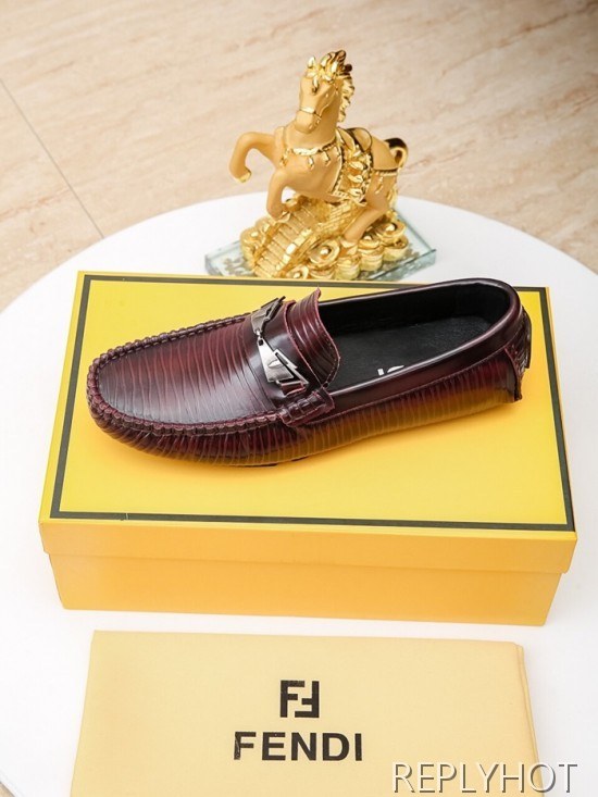 Fendi 2020 Mens Leather Loafer