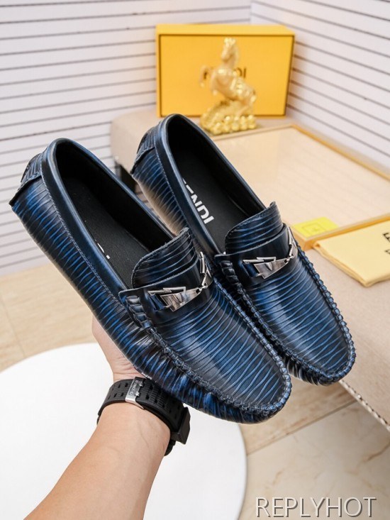 Fendi 2020 Mens Leather Loafer