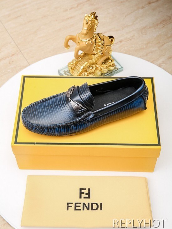 Fendi 2020 Mens Leather Loafer