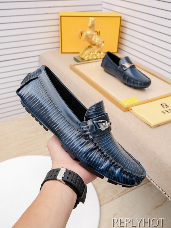 Fendi 2020 Mens Leather Loafer