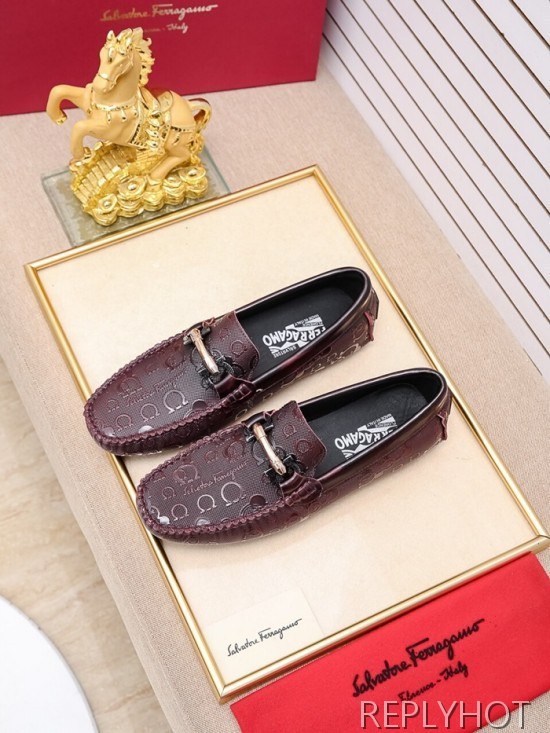 Ferragamo  2020 Mens Leather Loafer