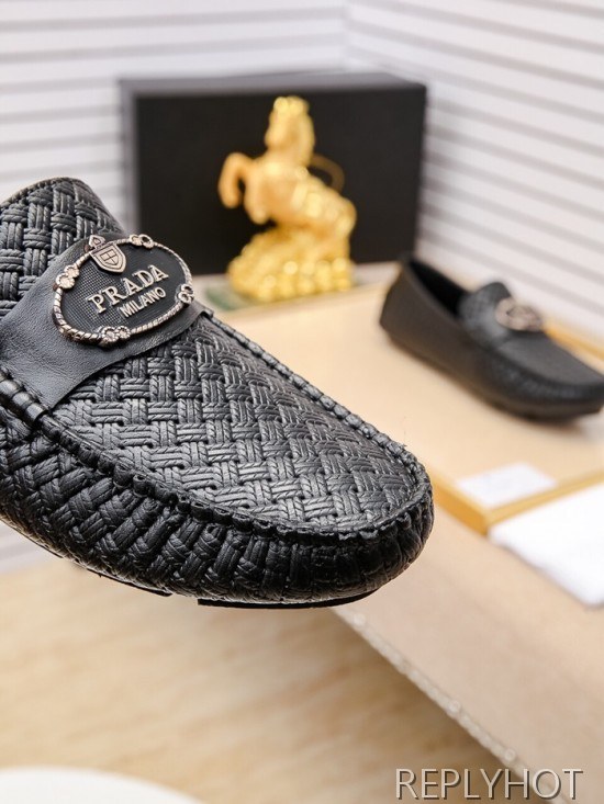 Prada 2020 Mens Leather Loafer