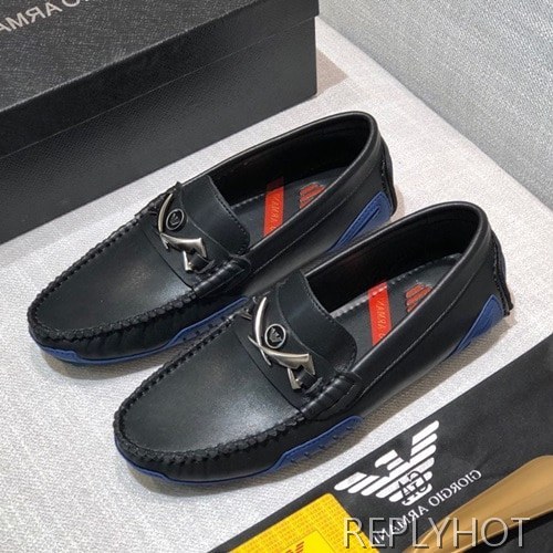 Armani 2020 Mens Leather Loafer