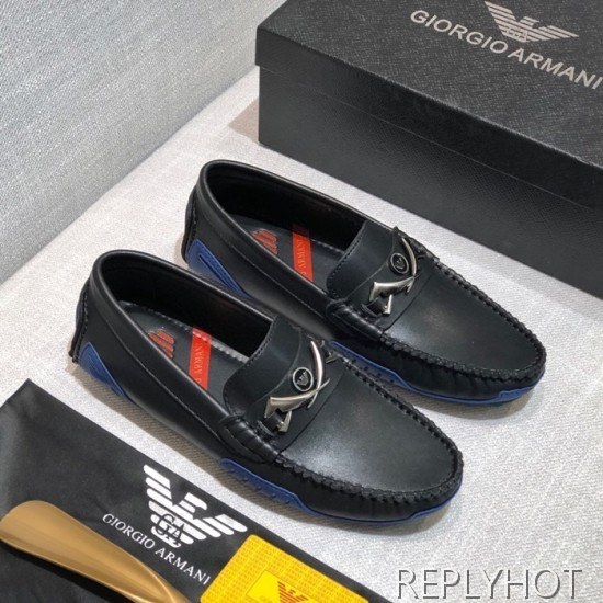 Armani 2020 Mens Leather Loafer
