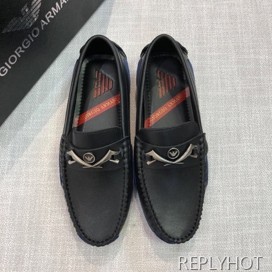 Armani 2020 Mens Leather Loafer