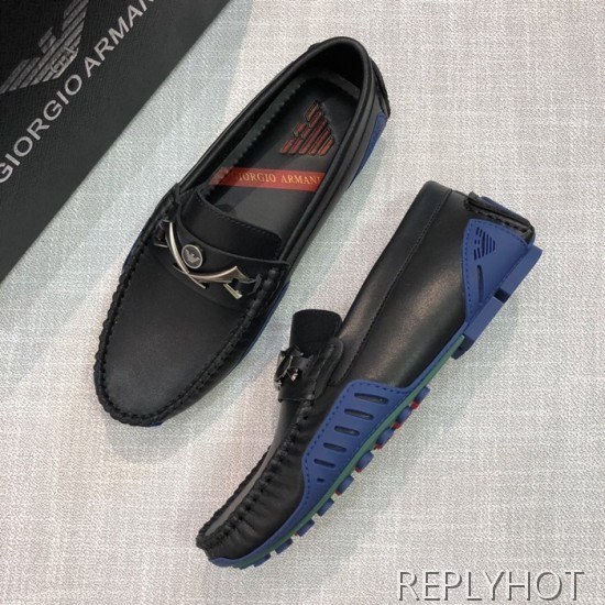 Armani 2020 Mens Leather Loafer
