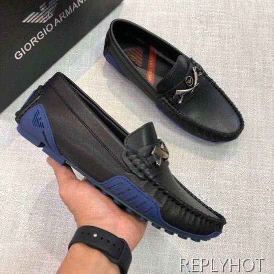 Armani 2020 Mens Leather Loafer