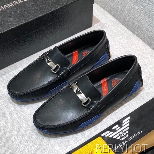 Armani 2020 Mens Leather Loafer