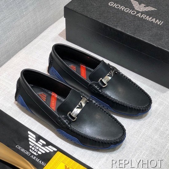 Armani 2020 Mens Leather Loafer