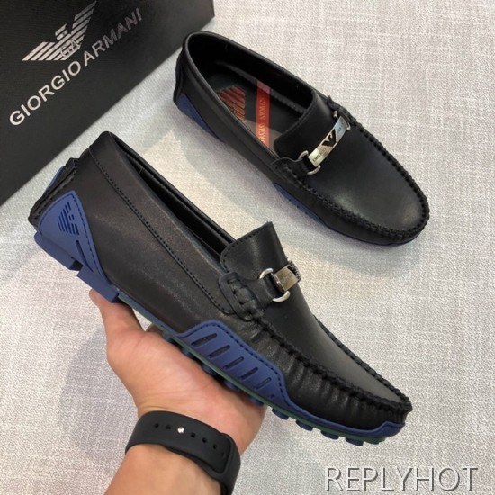Armani 2020 Mens Leather Loafer