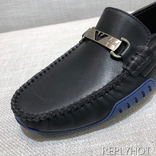 Armani 2020 Mens Leather Loafer