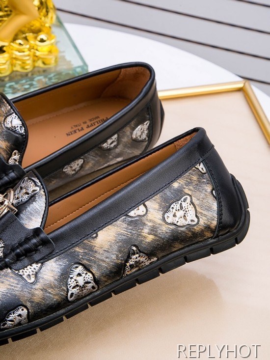 Philipp plein 2020 Mens Leather Loafer