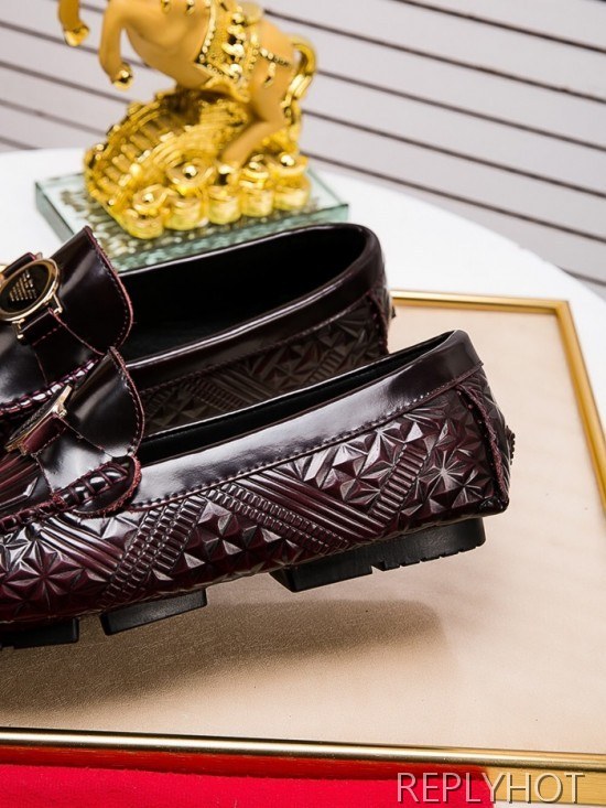 Armani 2020 Mens Leather Loafer