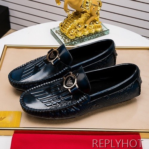Armani 2020 Mens Leather Loafer