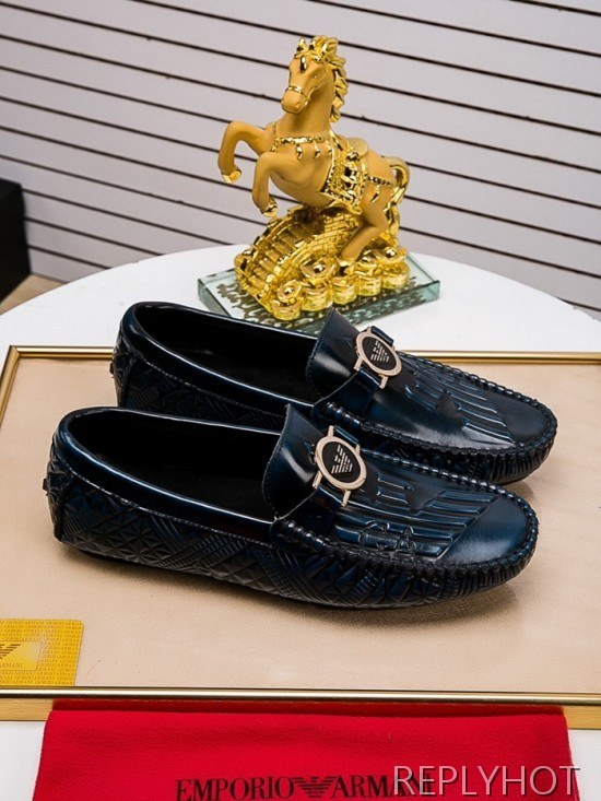 Armani 2020 Mens Leather Loafer