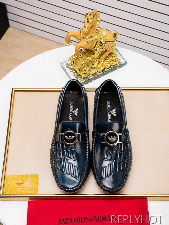 Armani 2020 Mens Leather Loafer