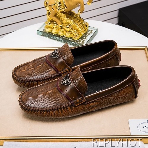 Prada 2020 Mens Leather Loafer