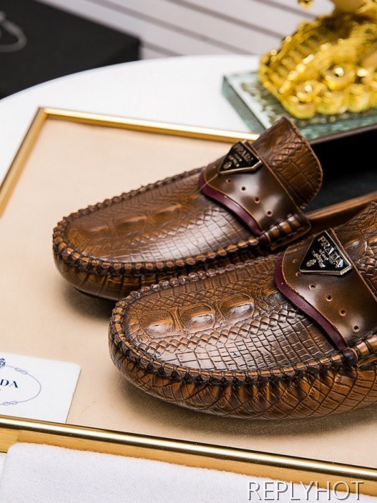 Prada 2020 Mens Leather Loafer