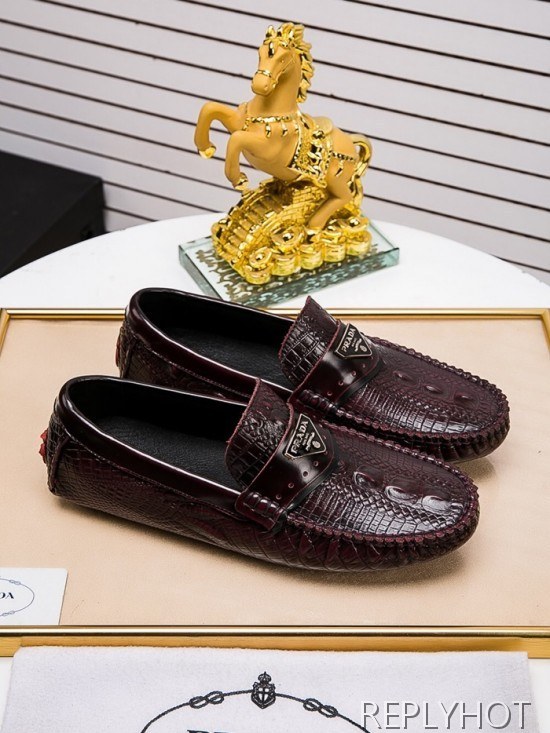 Prada 2020 Mens Leather Loafer