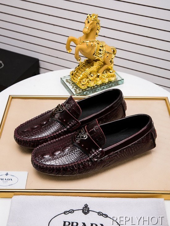 Prada 2020 Mens Leather Loafer