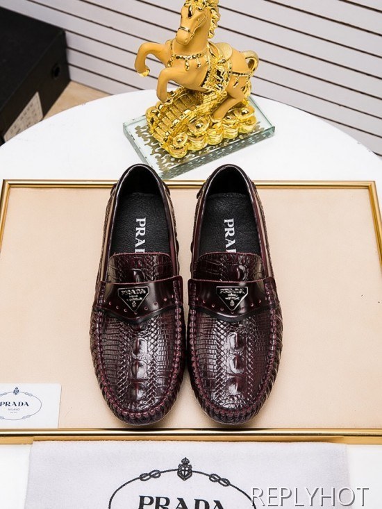 Prada 2020 Mens Leather Loafer
