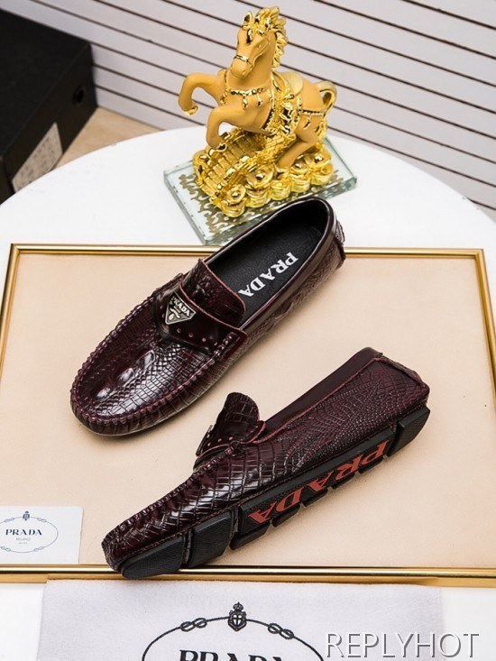 Prada 2020 Mens Leather Loafer