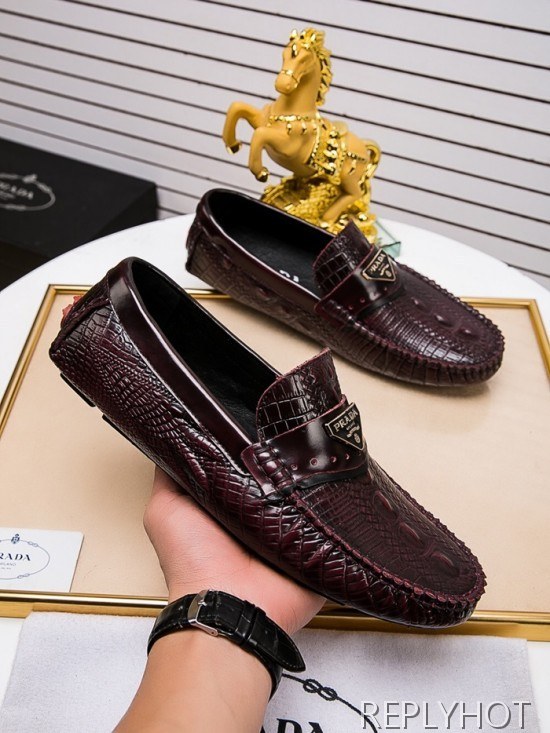 Prada 2020 Mens Leather Loafer