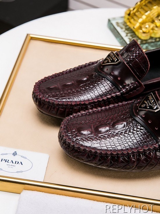 Prada 2020 Mens Leather Loafer