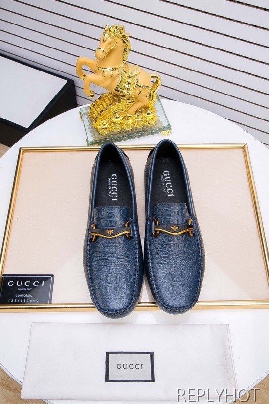 Gucci 2020 Mens Leather Loafer
