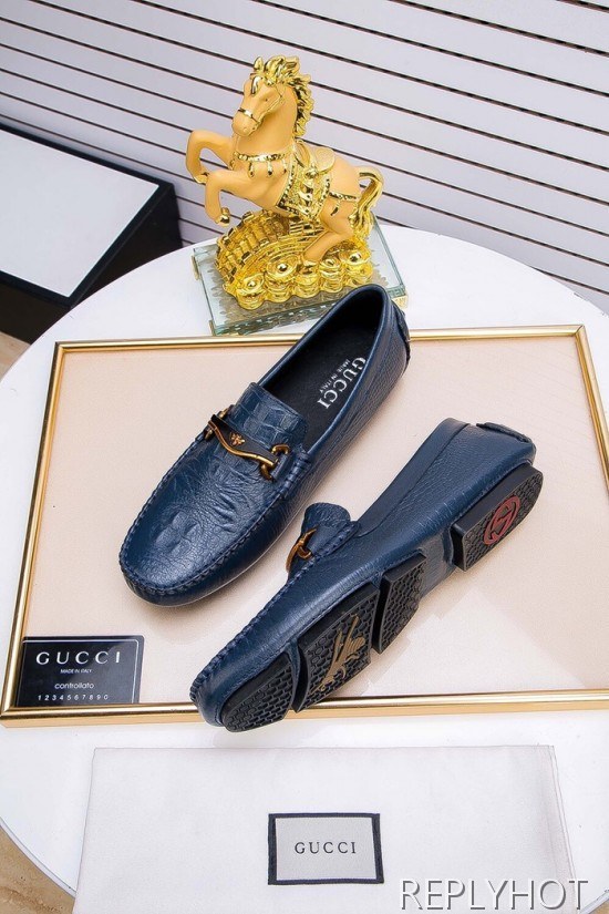 Gucci 2020 Mens Leather Loafer
