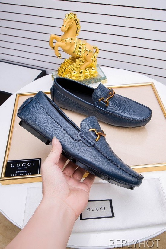 Gucci 2020 Mens Leather Loafer