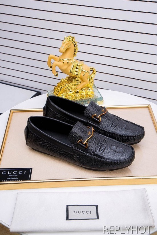 Gucci 2020 Mens Leather Loafer