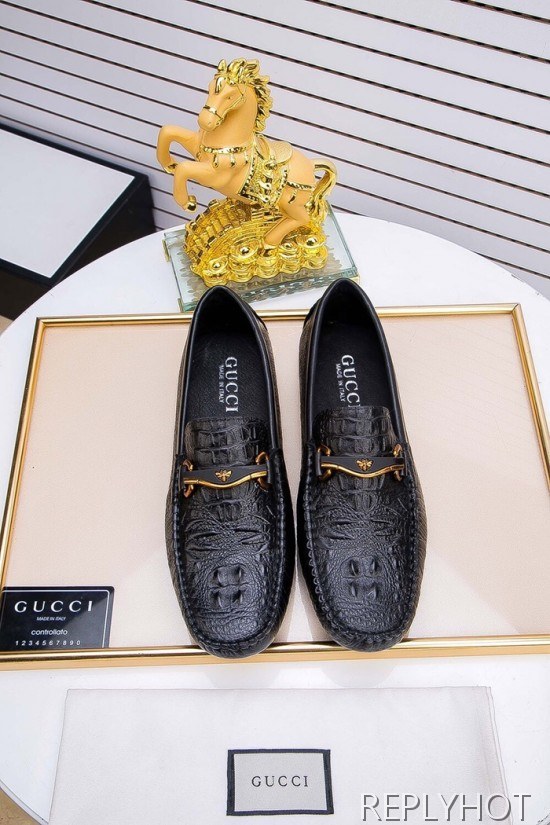 Gucci 2020 Mens Leather Loafer