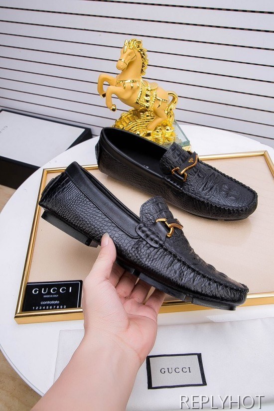 Gucci 2020 Mens Leather Loafer
