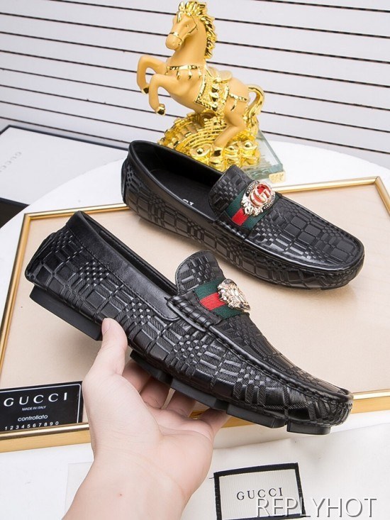 Gucci 2020 Mens Leather Loafer