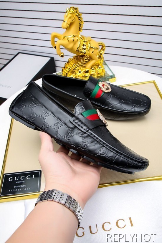 Gucci 2020 Mens Leather Loafer