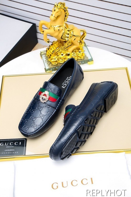Gucci 2020 Mens Leather Loafer
