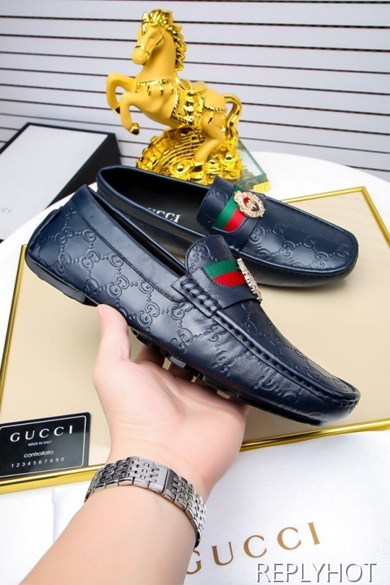 Gucci 2020 Mens Leather Loafer