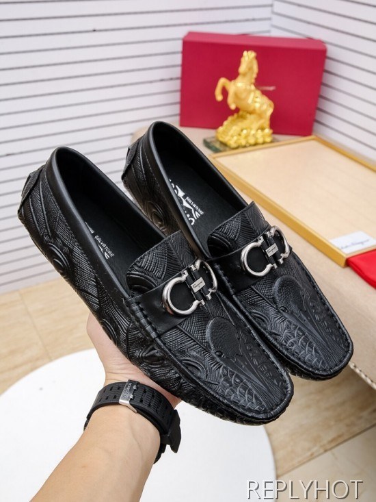 Ferragamo  2020 Mens Leather Loafer