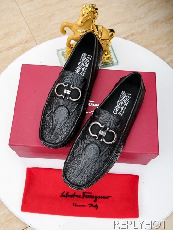 Ferragamo  2020 Mens Leather Loafer