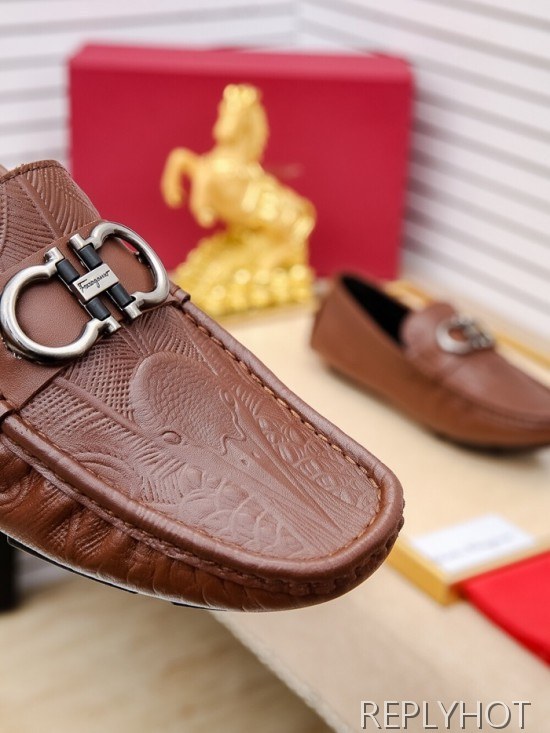 Ferragamo  2020 Mens Leather Loafer