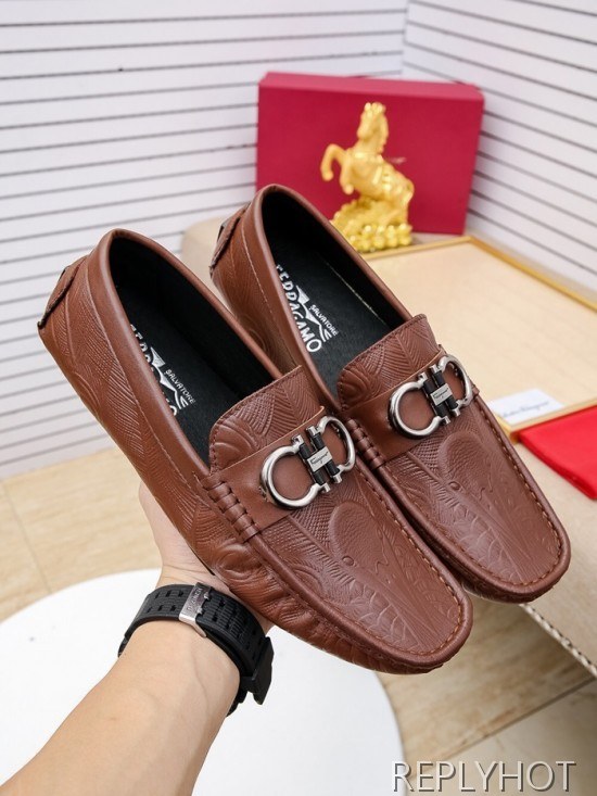 Ferragamo  2020 Mens Leather Loafer